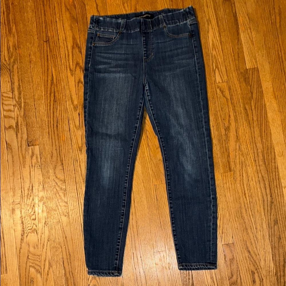 Liverpool Blue Cropped Ankle Jeans with Stretch